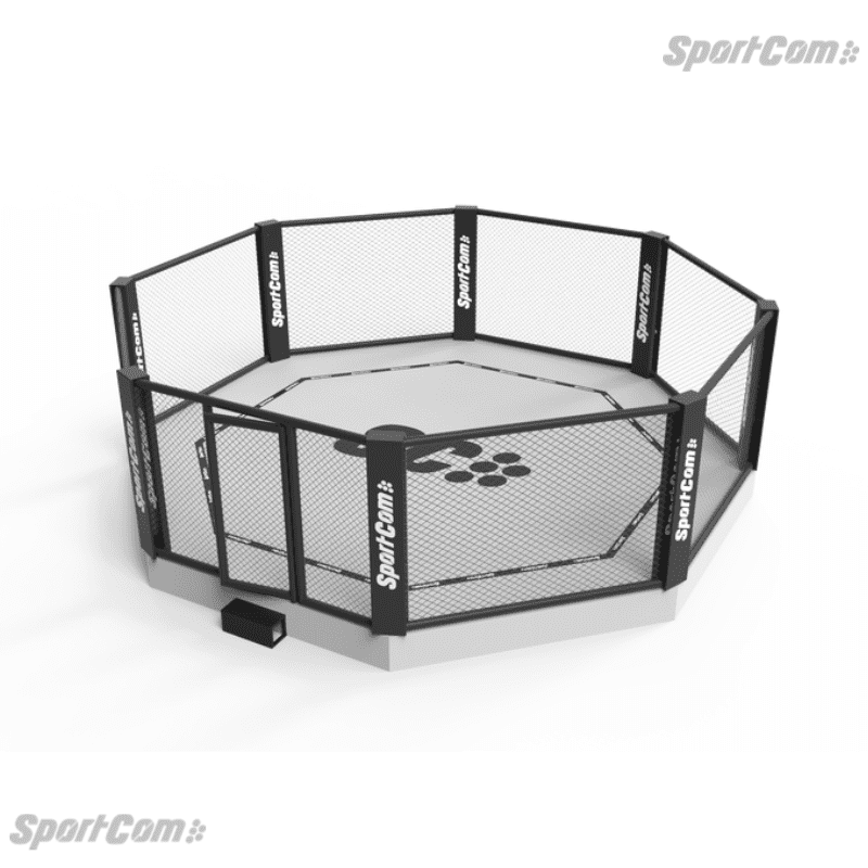 CAGE MMA OCOTOGONALE D'ENTRAINEMENT AVEC PODIUM - SPORTCOM