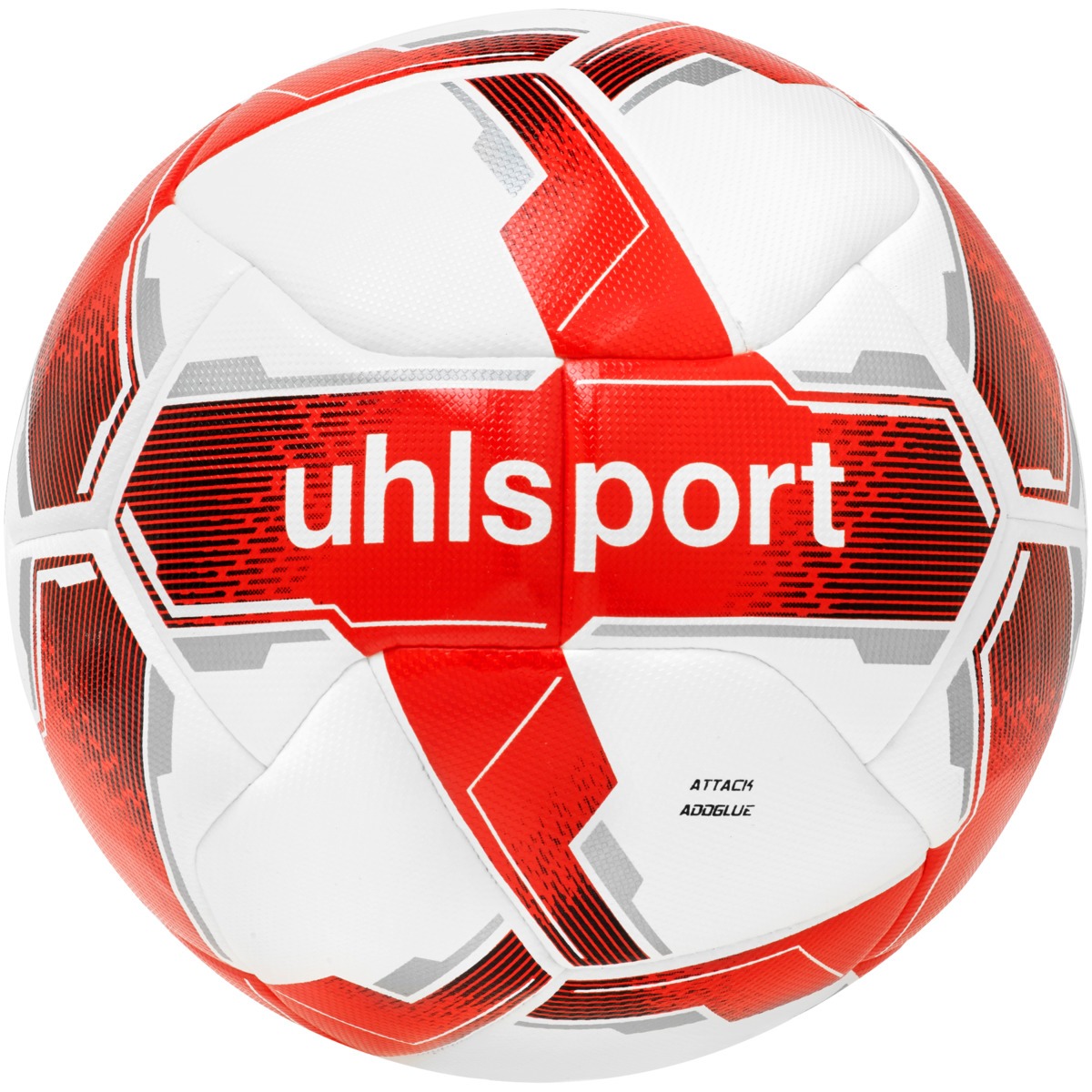 BALLON DE FOOTBALL ATTACK ADDGLUE ROUGE - UHLSPORT