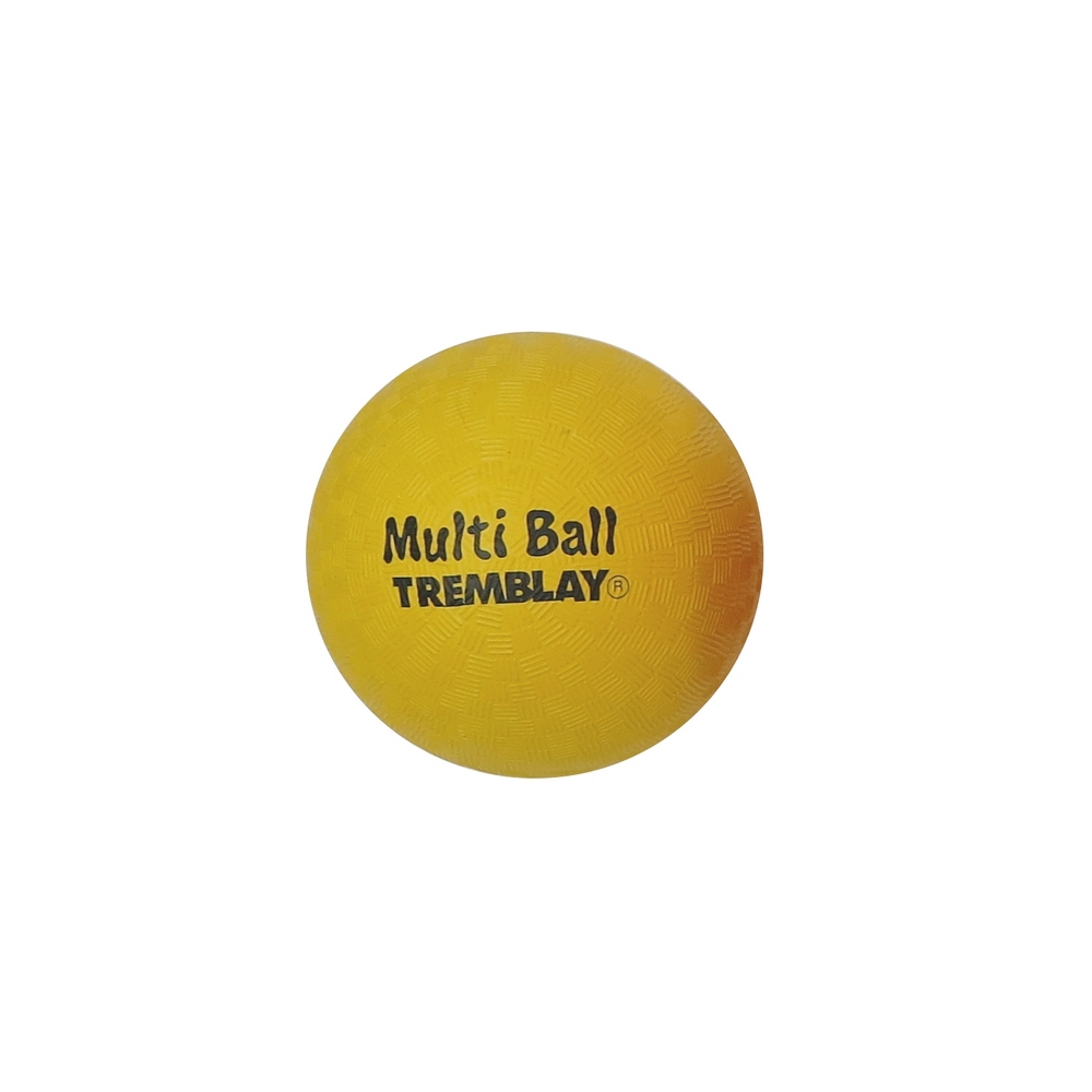 BALLON MULTI-USAGES JAUNE 14 CM