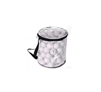 SAC DE 100 BALLES DE TENNIS DE TABLE BLANCHE